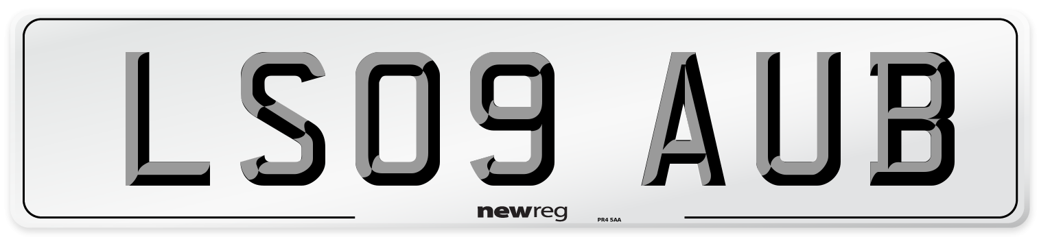 LS09 AUB Number Plate from New Reg